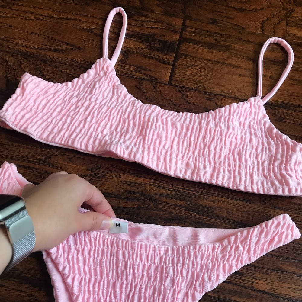 Shein Light pink bikini set